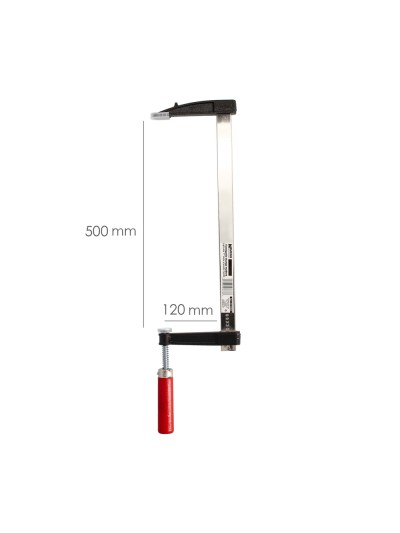 Sargento / Torniquete Mango Madera  500x 120 mm. Clips Para Madera, Sargento Carpinteria, Abrazaderas Carpinteria, Prensa Madera