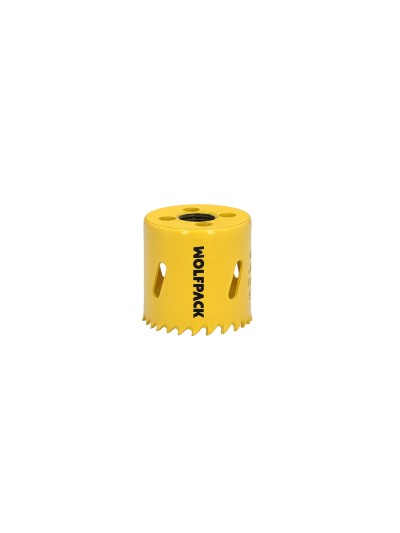 Corona Sierra Bimetal Ø 48 mm. Templado Termico, Base Reforzada. Corona Madera, Broca Agujeros Madera, Acero, Hierro, Plasticos
