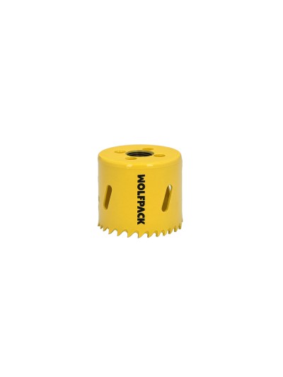 Corona Sierra Bimetal Ø 51 mm. Templado Termico, Base Reforzada. Corona Madera, Broca Agujeros Madera, Acero, Hierro, Plasticos