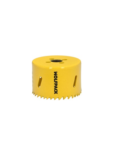 Corona Sierra Bimetal Ø 68 mm. Templado Termico, Base Reforzada. Corona Madera, Broca Agujeros Madera, Acero, Hierro, Plasticos