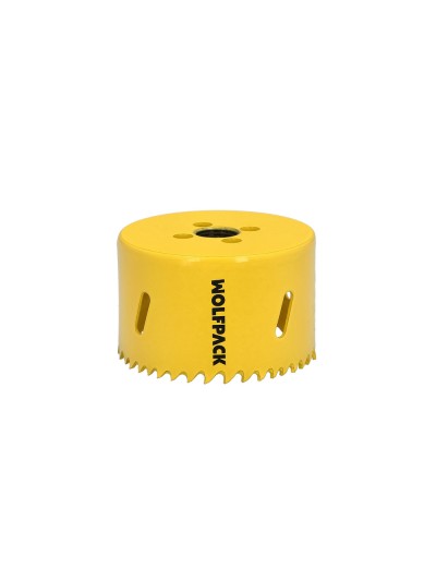 Corona Sierra Bimetal Ø 70 mm. Templado Termico, Base Reforzada. Corona Madera, Broca Agujeros Madera, Acero, Hierro, Plasticos