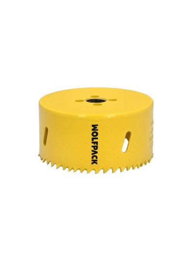 Corona Sierra Bimetal Ø 89 mm. Templado Termico, Base Reforzada. Corona Madera, Broca Agujeros Madera, Acero, Hierro, Plasticos