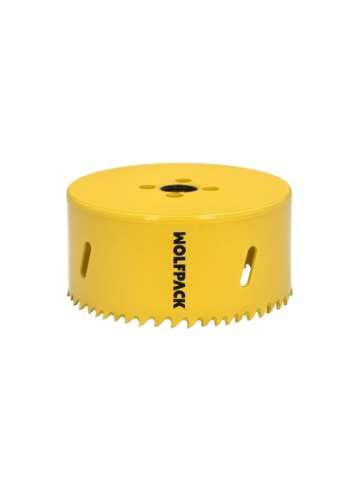 Corona Sierra Bimetal Ø 92 mm. Templado Termico, Base Reforzada. Corona Madera, Broca Agujeros Madera, Acero, Hierro, Plasticos