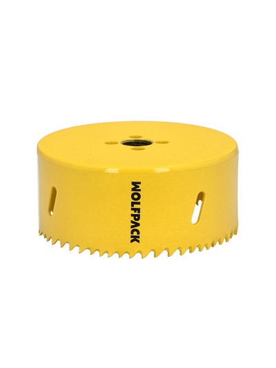 Corona Sierra Bimetal Ø 102 mm. Templado Termico, Base Reforzada. Corona Madera, Broca Agujeros Madera, Acero, Hierro, Plasticos