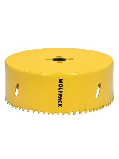 Corona Sierra Bimetal Ø 127 mm. Templado Termico, Base Reforzada. Corona Madera, Broca Agujeros Madera, Acero, Hierro, Plasticos