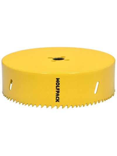 Corona Sierra Bimetal Ø 152 mm. Templado Termico, Base Reforzada. Corona Madera, Broca Agujeros Madera, Acero, Hierro, Plasticos