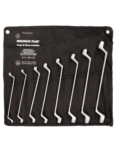 Juego Llaves Acodadas Wolfpack Plus 8 Piezas
