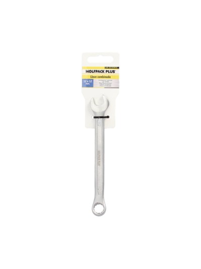 Llave Combinada Plus 12x12 Acero Cromo Vanadio DIN 3113. Llave Doble Boca, Llave Fija, Llave Estrella