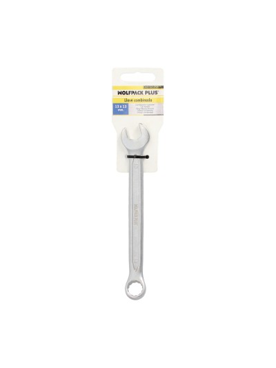 Llave Combinada Plus 13x13 Acero Cromo Vanadio DIN 3113. Llave Doble Boca, Llave Fija, Llave Estrella
