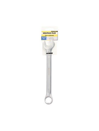 Llave Combinada Plus 23x23 Acero Cromo Vanadio DIN 3113. Llave Doble Boca, Llave Fija, Llave Estrella