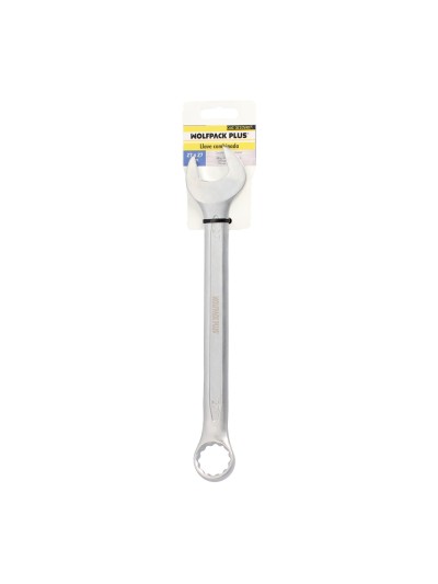 Llave Combinada Plus 27x27 Acero Cromo Vanadio DIN 3113. Llave Doble Boca, Llave Fija, Llave Estrella