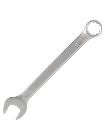 Llave Combinada Plus 30x30 Acero Cromo Vanadio DIN 3113. Llave Doble Boca, Llave Fija, Llave Estrella