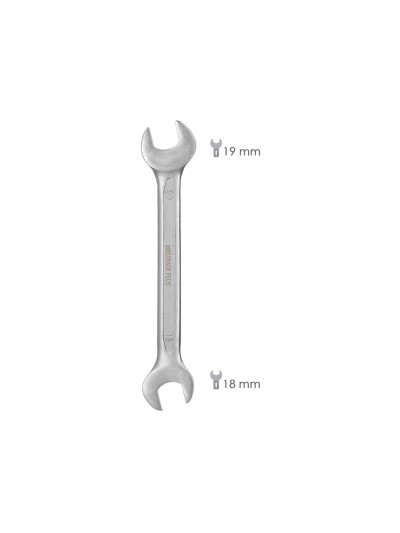 Llave Fija Plus Acero Cromo Vanadio 18x19 DIN 3110. Llave Fija, Llave Fija Doble