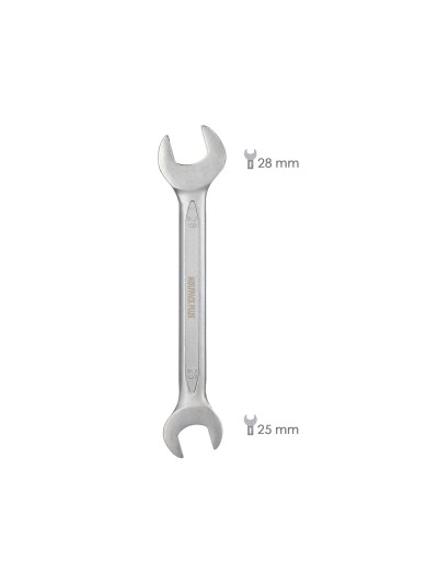 Llave Fija Plus Acero Cromo Vanadio 25x28 DIN 3110. Llave Fija, Llave Fija Doble