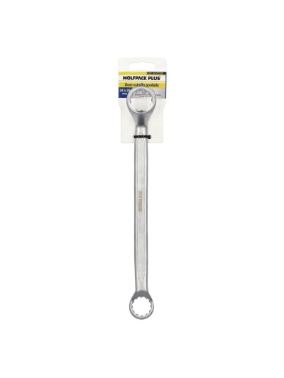 Llave Estrella Acodada Plus Acero Cromo Vanadio 24x26 DIN 838. Llave Doble Boca Acodada, Llave Fija Estrella Acodada