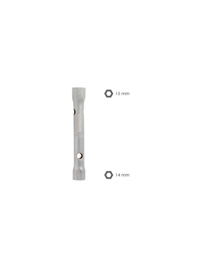 Llave Tubo Tubular 14x15 Fabricada en Acero Cromo Vanadio, Llave Grifería, Llave De Tubo Para Grifos, Llaves De Tubo Doble