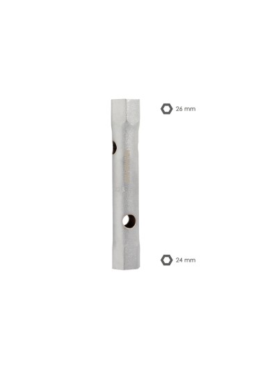 Llave Tubo Tubular 24x26 Fabricada en Acero Cromo Vanadio, Llave Grifería, Llave De Tubo Para Grifos, Llaves De Tubo Doble