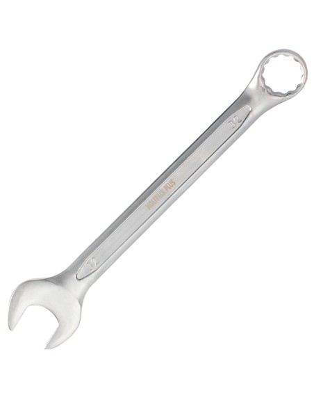 Llave Combinada Plus 32x32 Acero Cromo Vanadio DIN 3113. Llave Doble Boca, Llave Fija, Llave Estrella