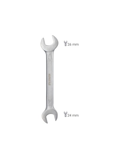 Llave Fija Plus Acero Cromo Vanadio 24x26 DIN 3110. Llave Fija, Llave Fija Doble