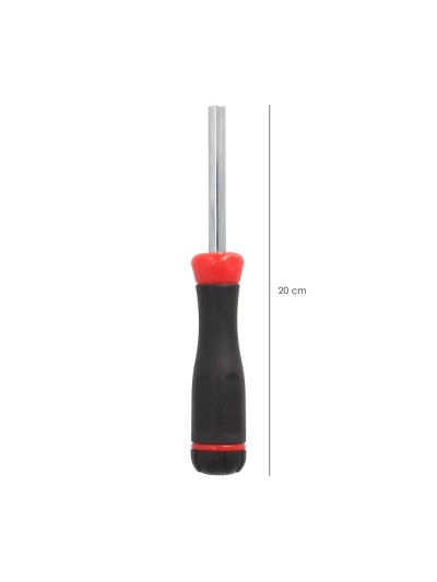Juego De Puntas con Destornillador  1/4" 7 Piezas. Acero Cromo Vanadio, Kit Destorpuntas, Puntas Destornillador.
