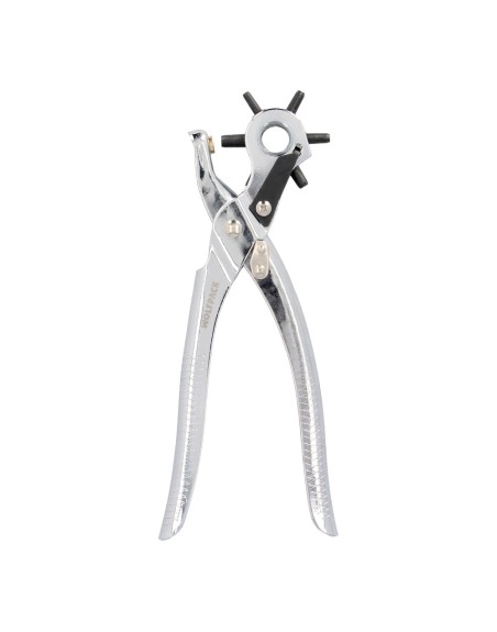 Sacabocados Estrella Profesional 225 mm. Agujeros de Ø 2,5 a 5 mm. Alicates Agujeros, Perforador Cuero, Alicates Cinturones,