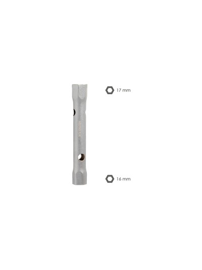 Llave Tubo Tubular 16x17 Fabricada en Acero Cromo Vanadio, Llave Grifería, Llave De Tubo Para Grifos, Llaves De Tubo Doble