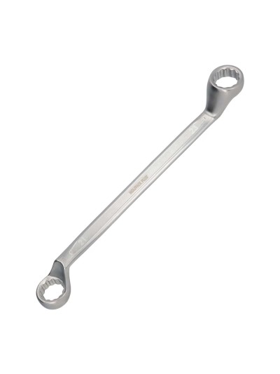 Llave Estrella Acodada Plus Acero Cromo Vanadio 21x23 DIN 838. Llave Doble Boca Acodada, Llave Fija Estrella Acodada