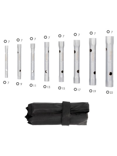 Juego Llaves Tubo Tubular Wolfapck 8 Piezas