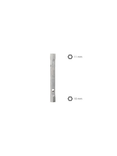 Llave Tubo Tubular 10x11 Fabricada en Acero Cromo Vanadio, Llave Grifería, Llave De Tubo Para Grifos, Llaves De Tubo Doble