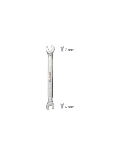 Llave Fija Plus Acero Cromo Vanadio 6x7 DIN 3110. Llave Fija, Llave Fija Doble