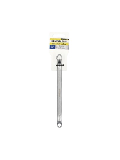 Llave Estrella Acodada Plus Acero Cromo Vanadio 8x9 DIN 838. Llave Doble Boca Acodada, Llave Fija Estrella Acodada
