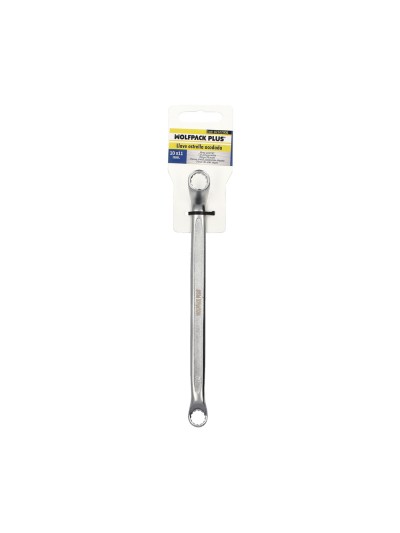 Llave Estrella Acodada Plus Acero Cromo Vanadio 10x11 DIN 838. Llave Doble Boca Acodada, Llave Fija Estrella Acodada