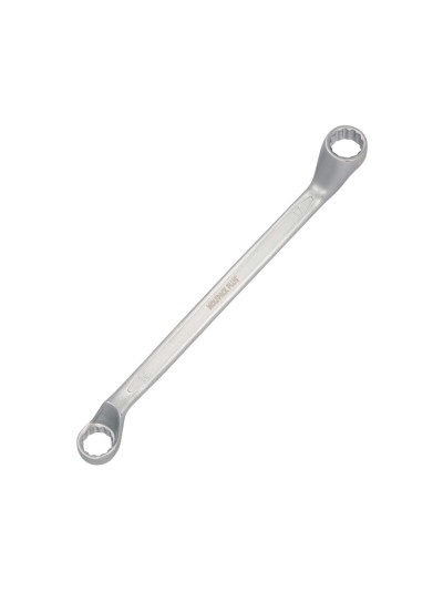 Llave Estrella Acodada Plus Acero Cromo Vanadio 16x17 DIN 838. Llave Doble Boca Acodada, Llave Fija Estrella Acodada