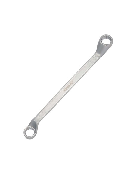 Llave Estrella Acodada Plus Acero Cromo Vanadio 16x17 DIN 838. Llave Doble Boca Acodada, Llave Fija Estrella Acodada