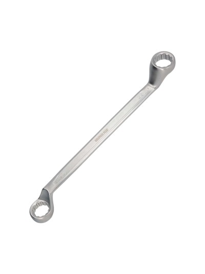 Llave Estrella Acodada Plus Acero Cromo Vanadio 20x22 DIN 838. Llave Doble Boca Acodada, Llave Fija Estrella Acodada