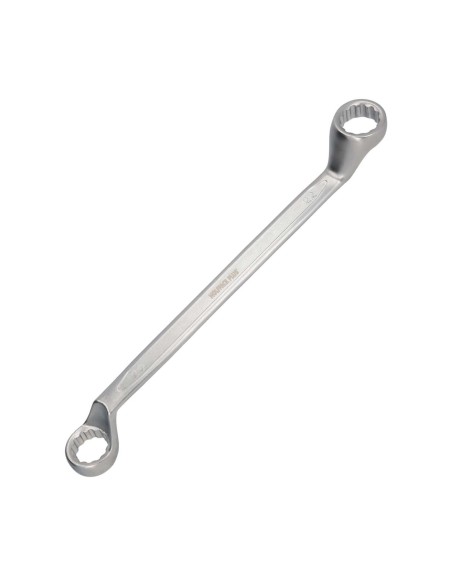Llave Estrella Acodada Plus Acero Cromo Vanadio 20x22 DIN 838. Llave Doble Boca Acodada, Llave Fija Estrella Acodada
