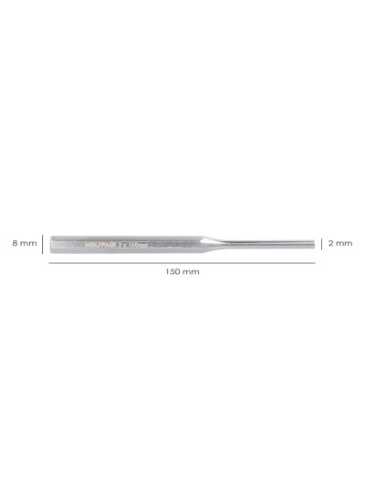 Botador Wolfpack Cilindrico 2 x 8 x 150 mm. Escarpa
