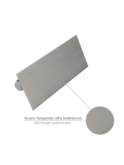 Llana Profesional Mango Polipropileno Lisa  280x120 mm.