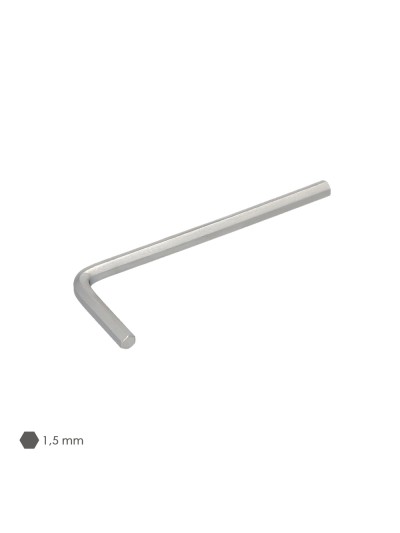 Llave Allen Standar Acero Cromo Vanadio Profesional 1,5 mm. Llave Hexagonal, Llave Allen Taller Mecanica, Llave Allen Bricolaje