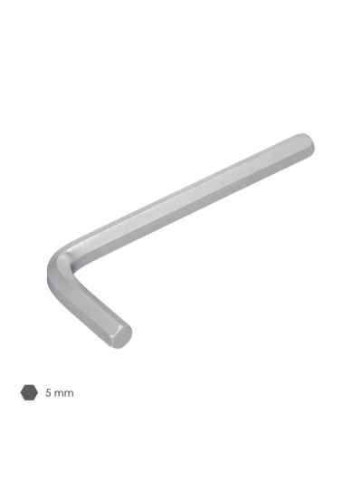 Llave Allen Standar Acero Cromo Vanadio Profesional 5,0 mm. Llave Hexagonal, Llave Allen Taller Mecanica, Llave Allen Bricolaje
