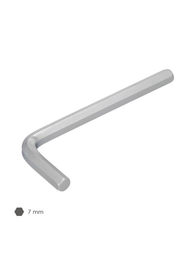 Llave Allen Standar Acero Cromo Vanadio Profesional 7,0 mm. Llave Hexagonal, Llave Allen Taller Mecanica, Llave Allen Bricolaje
