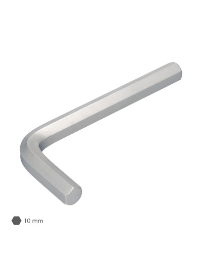 Llave Allen Standar Acero Cromo Vanadio Profesional 10,0 mm. Llave Hexagonal, Llave Allen Taller Mecanica, Llave Allen Bricolaje