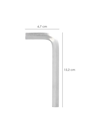 Llave Allen Standar Acero Cromo Vanadio Profesional 14 mm. Llave Hexagonal, Llave Allen Taller Mecanica, Llave Allen Bricolaje