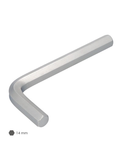 Llave Allen Standar Acero Cromo Vanadio Profesional 14 mm. Llave Hexagonal, Llave Allen Taller Mecanica, Llave Allen Bricolaje