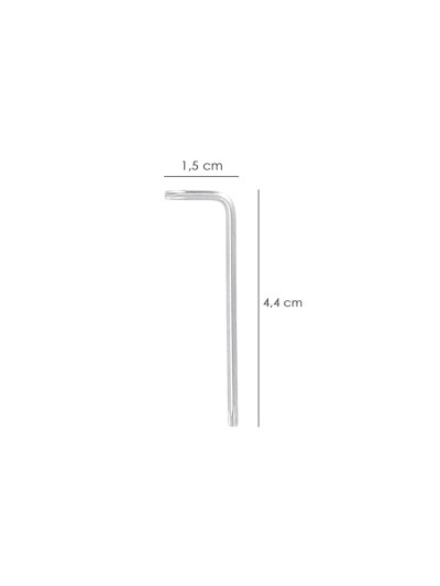 Llave Torx Standar Acero Cromo Vanadio Profesional T06 mm. Llave Estrella, Llave Allen Estrella
