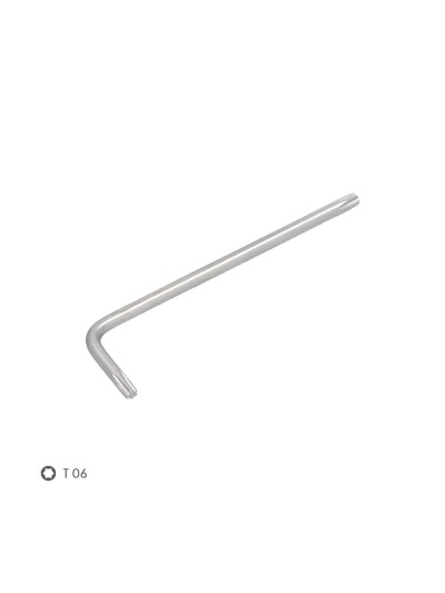 Llave Torx Standar Acero Cromo Vanadio Profesional T06 mm. Llave Estrella, Llave Allen Estrella