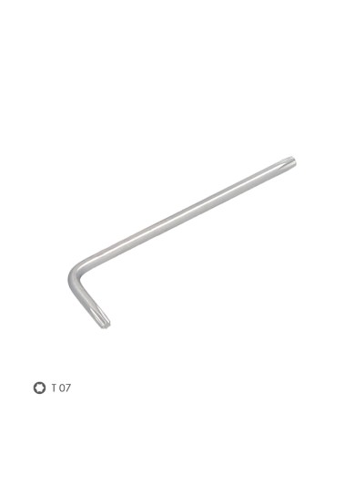 Llave Torx Standar Acero Cromo Vanadio Profesional T07 mm. Llave Estrella, Llave Allen Estrella