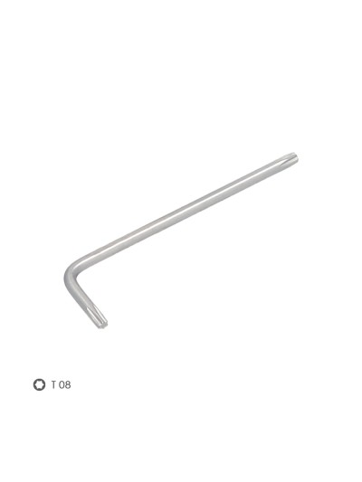 Llave Torx Standar Acero Cromo Vanadio Profesional T08 mm. Llave Estrella, Llave Allen Estrella