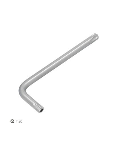 Llave Torx Inviolable Standar Acero Cromo Vanadio Profesional T20 mm. Llave Estrella, Llave Allen Estrella