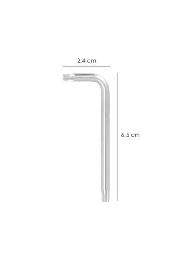 Llave Torx Inviolable Standar Acero Cromo Vanadio Profesional T25 mm. Llave Estrella, Llave Allen Estrella